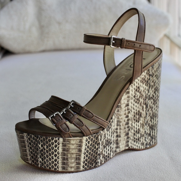 KORS Michael Kors Wedge Sandals - Picture 1 of 9